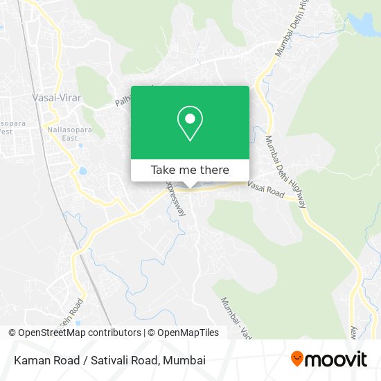 Kaman Road / Sativali Road map
