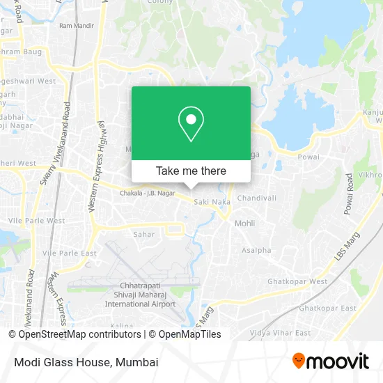 Modi Glass House map