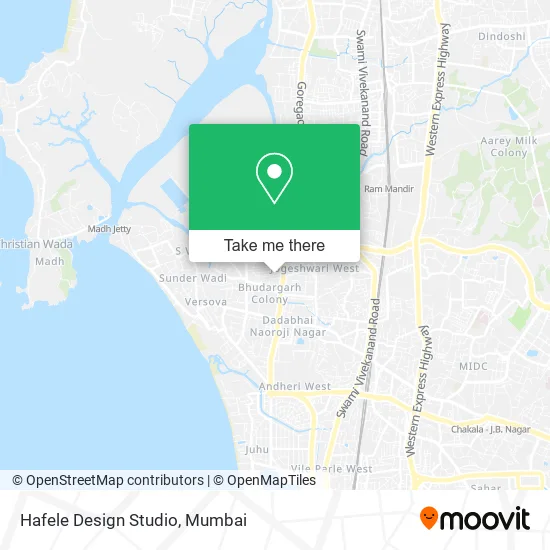 Hafele Design Studio map