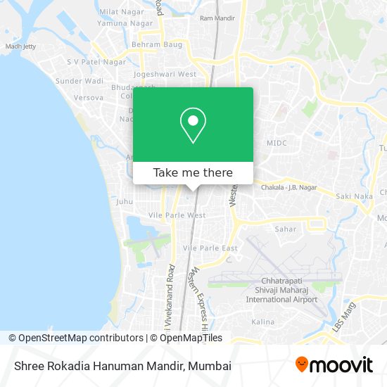 Shree Rokadia Hanuman Mandir map