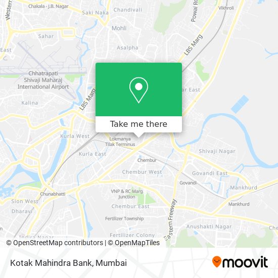 Kotak Mahindra Bank map