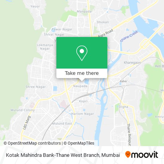 Kotak Mahindra Bank-Thane West Branch map