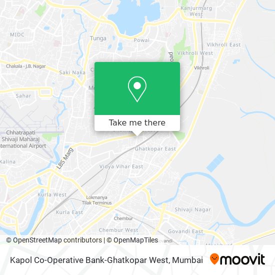 Kapol Co-Operative Bank-Ghatkopar West map