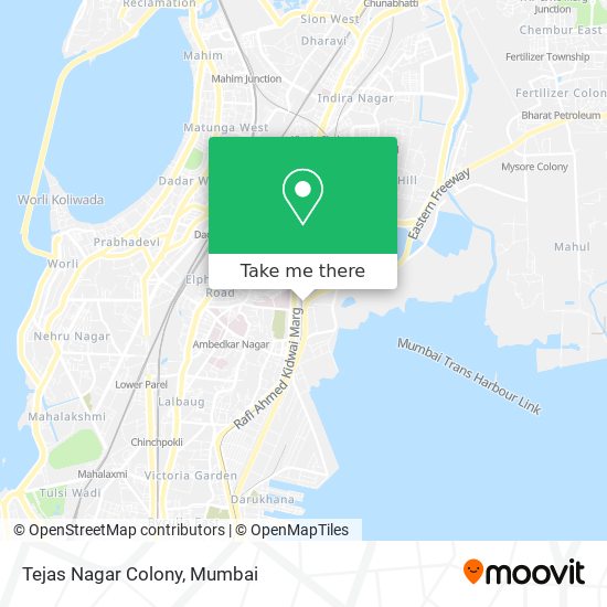 Tejas Nagar Colony map