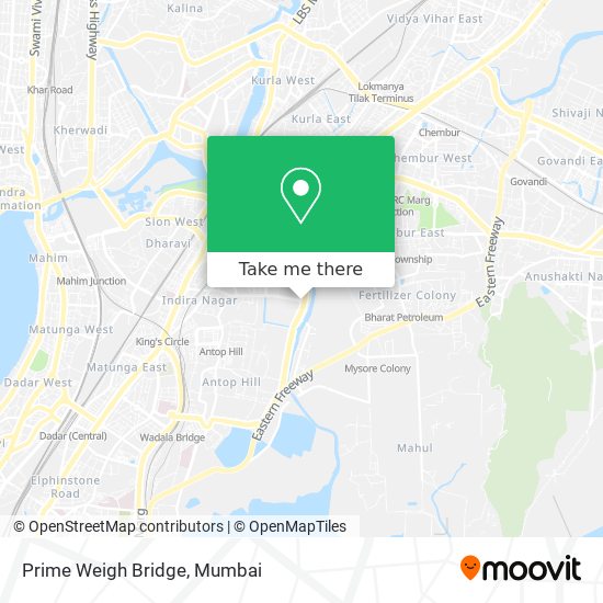 Prime Weigh Bridge map