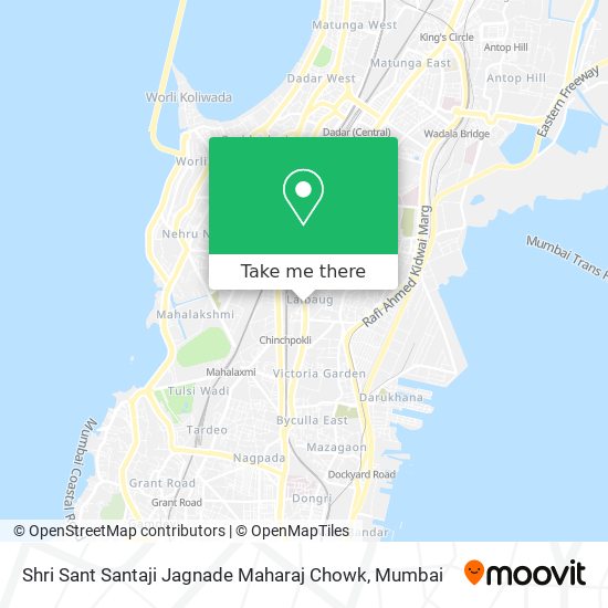 Shri Sant Santaji Jagnade Maharaj Chowk map