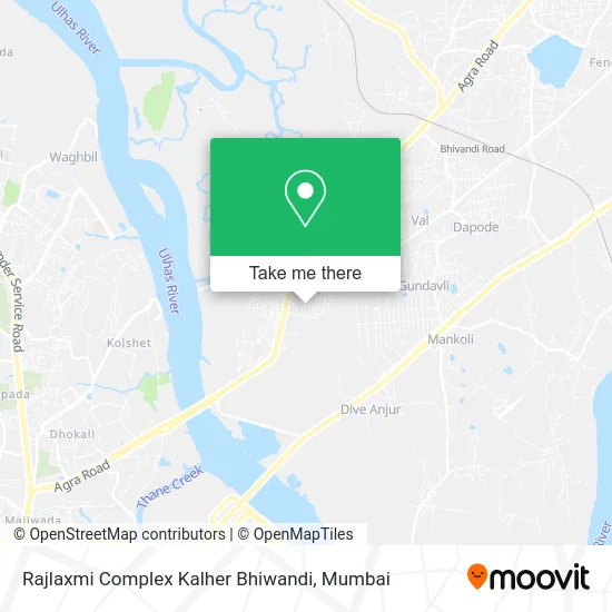 Rajlaxmi Complex Kalher Bhiwandi map