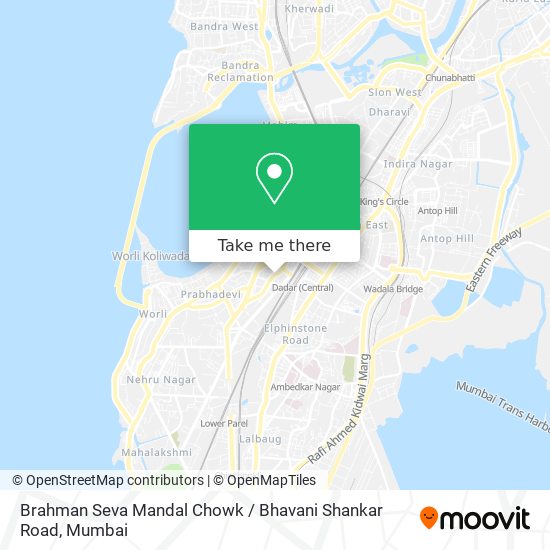 Brahman Seva Mandal Chowk / Bhavani Shankar Road map