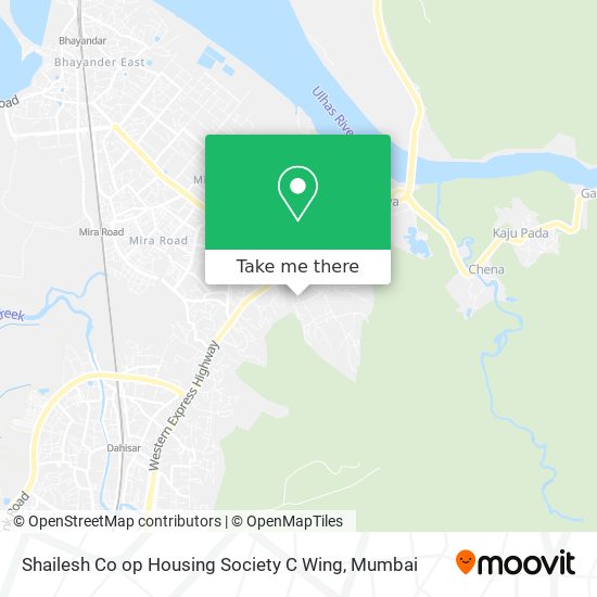 Shailesh Co op Housing Society C Wing map