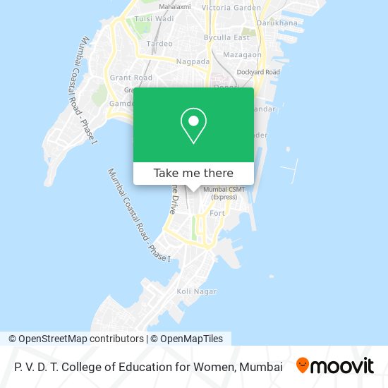 P. V. D. T. College of Education for Women map