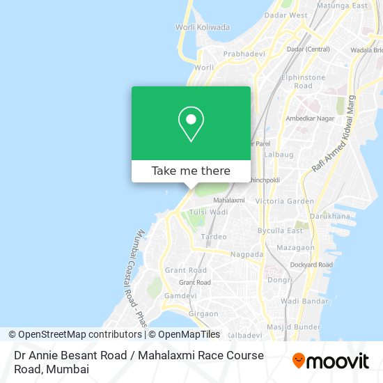 Dr Annie Besant Road / Mahalaxmi Race Course Road map