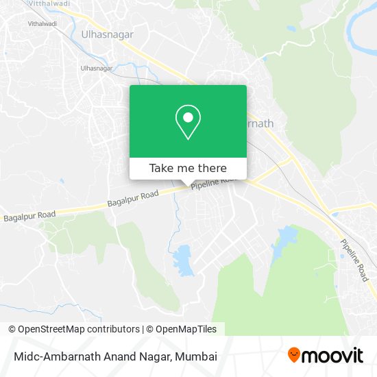 Midc-Ambarnath Anand Nagar map
