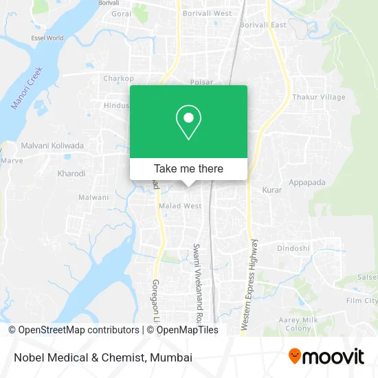 Nobel Medical & Chemist map