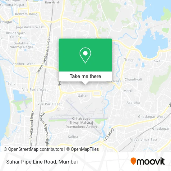 Sahar Pipe Line Road map