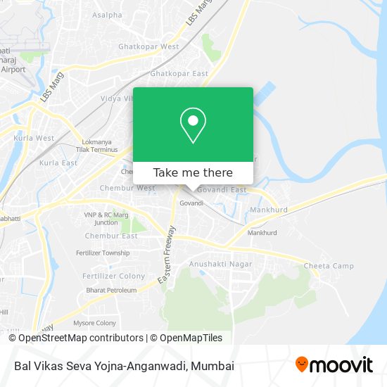 Bal Vikas Seva Yojna-Anganwadi map