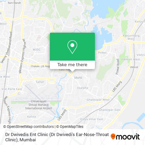 Dr Dwivedis Ent Clinic (Dr Dwivedi's Ear-Nose-Throat Clinic) map