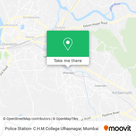 Police Station- C.H.M College Ulhasnagar map