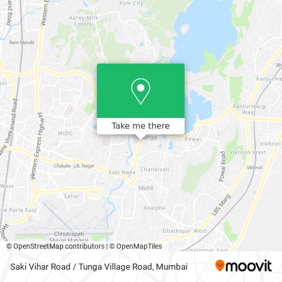 Saki Vihar Road / Tunga Village Road map