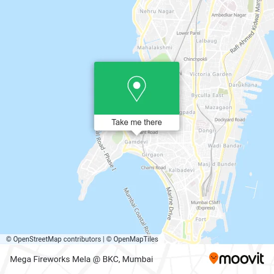 Mega Fireworks Mela @ BKC map