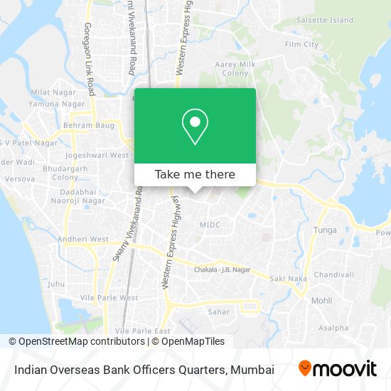 Indian Overseas Bank Officers Quarters map