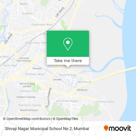 Shivaji Nagar Municipal School No 2 map