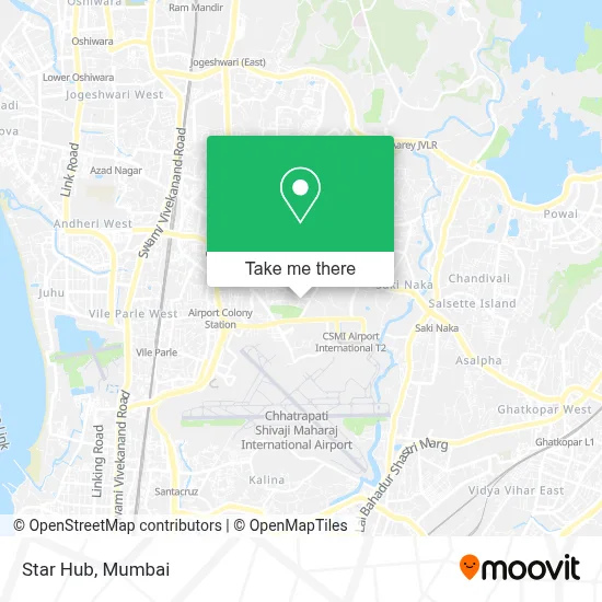 Star Hub map