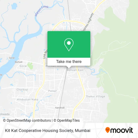 Kit Kat Co-Operative Housing Society map