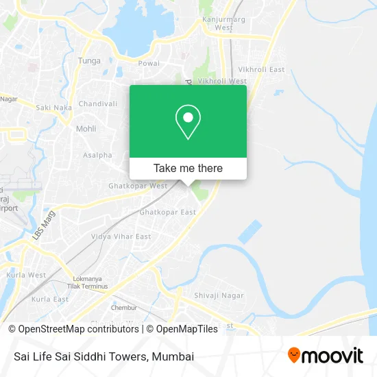 Sai Life Sai Siddhi Towers map