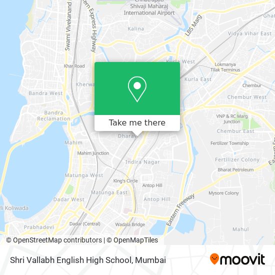 Shri Vallabh English High School map