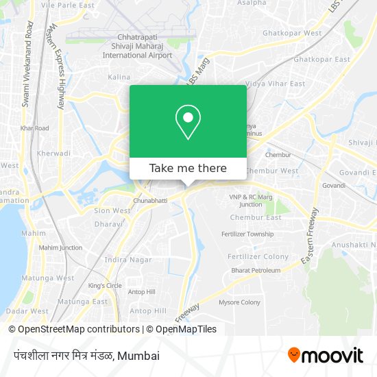 पंचशीला नगर मित्र मंडळ map
