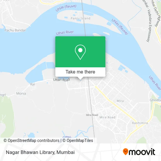 Nagar Bhawan Library map