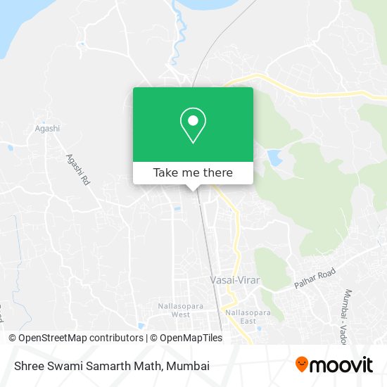 Shree Swami Samarth Math map