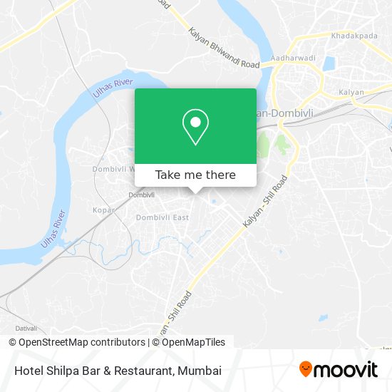 Hotel Shilpa Bar & Restaurant map