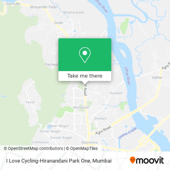 I Love Cycling-Hiranandani Park One map