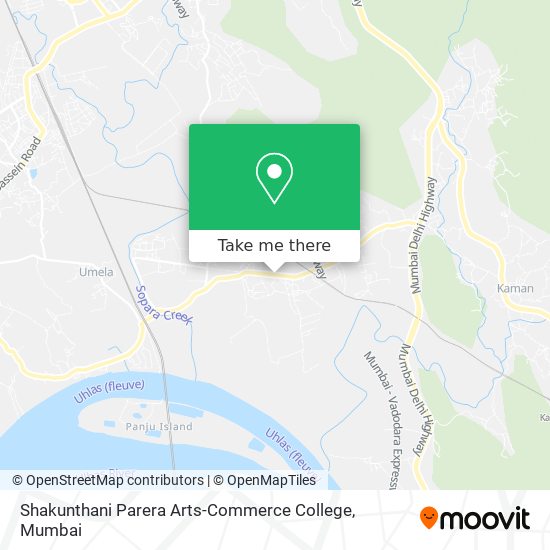 Shakunthani Parera Arts-Commerce College map