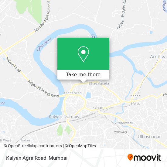 Kalyan Agra Road map