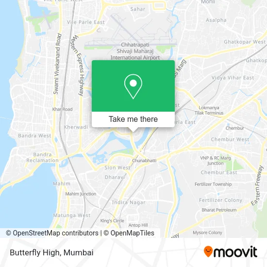 Butterfly High map