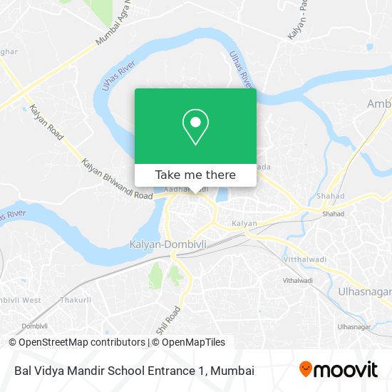 Bal Vidya Mandir School Entrance 1 map