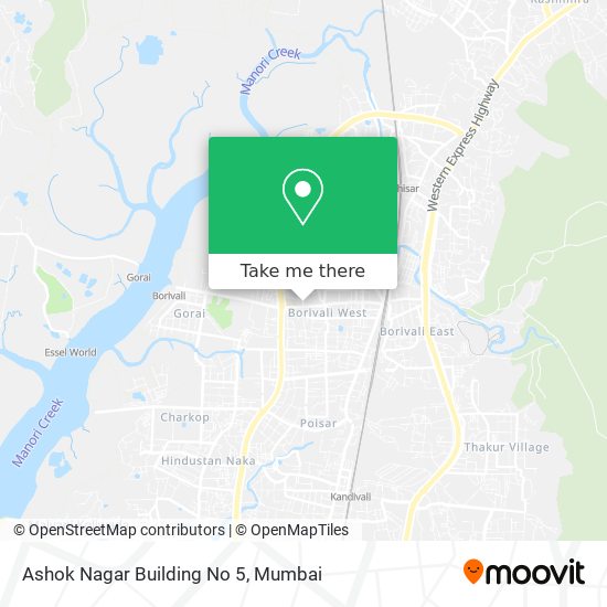 Ashok Nagar Building No 5 map