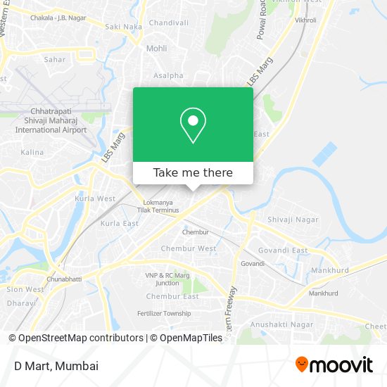 D Mart map