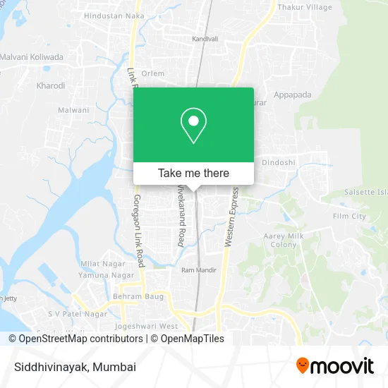 Siddhivinayak map