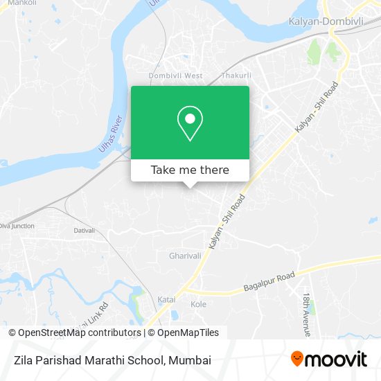 Zila Parishad Marathi School map