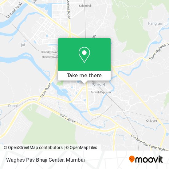 Waghes Pav Bhaji Center map