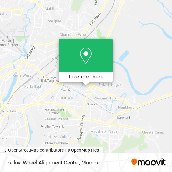 Pallavi Wheel Alignment Center map