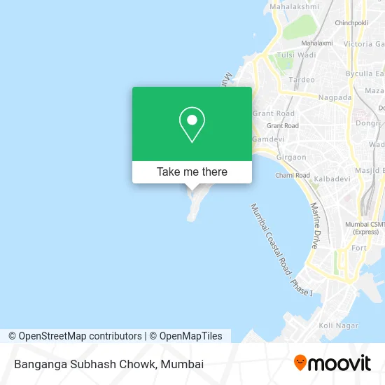 Banganga Subhash Chowk map