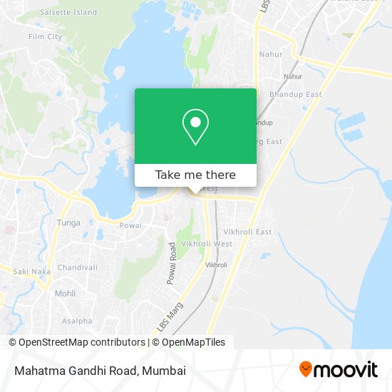 Mahatma Gandhi Road map