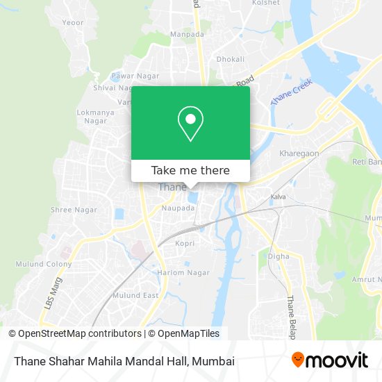 Thane Shahar Mahila Mandal Hall map