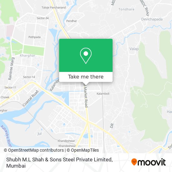 Shubh M.L Shah & Sons Steel Private Limited map