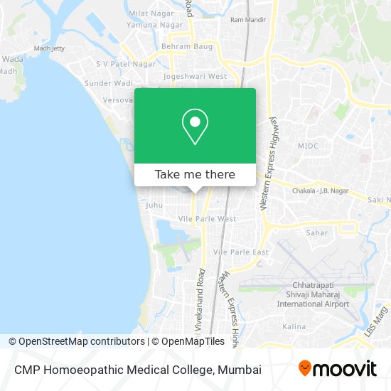 CMP Homoeopathic Medical College map