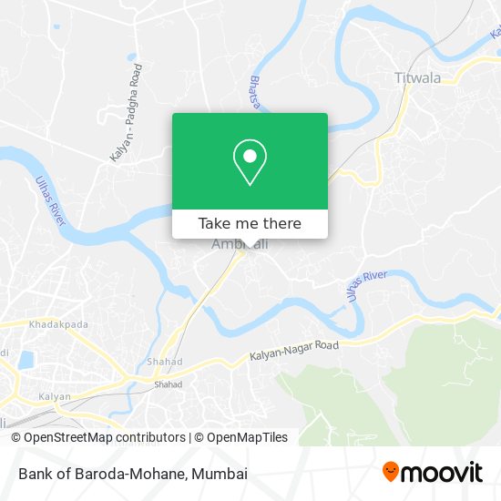 Bank of Baroda-Mohane map